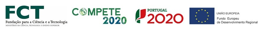 Logos presentes: FCT, COMPETE 2020, Portugal 2020, Fundo Europeu de Desenvolvimento Regional